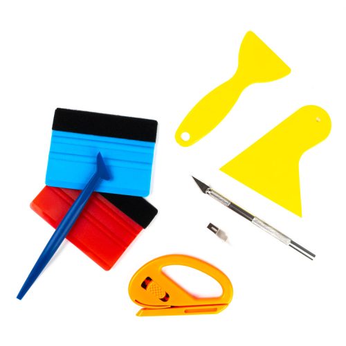 Folie pentru geamuri auto applicator set 8pcs