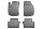 Opel Zafira (B) ( 2005-2014 ) Set de covorașe din cauciuc Aristar High bead
