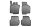 Volkswagen JETTA (VI) ( 2010-2018 ) Aristar Set de covorașe de cauciuc cu talon înalt Aristar High bead
