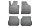 Volkswagen Caddy (III) ( 2003-2015 ) / Caddy (IV) ( 2015-2020 ) Set de covoare de cauciuc Aristar cu profil înalt pentru 5 pasageri Aristar