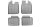 Dacia Spring ( 2021- ) Set de covoare de cauciuc Aristar High Profile