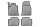 BMW 1 (F20/ F21) ( 2011-2019 ) Set de covorașe din cauciuc Aristar High bead