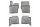 Land Rover DISCOVERY (V) ( 2017- ) Set de covoare de cauciuc cu profil înalt Aristar