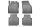 Seat Tarraco ( 2017- ) / Skoda Kodiaq ( 2016-2023 ) / Volkswagen Tiguan Allspace ( 2017- ) Set de covorașe de cauciuc Aristar High bead rubber mat set