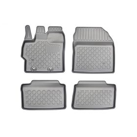   Mazda 2 Hybrid Hatchback (2022-) / Toyota Yaris (XP210) (2020-) / Toyota Yaris Cross (2020-) Set de covorașe din cauciuc 3D cu margini înalte Aristar