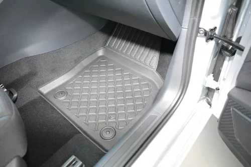 Audi A1 (GB) (2018-) / Seat Arona / Ibiza (2017-) / Skoda Fabia (2021-) / Volkswagen Polo (2017-) / Taigo (2021-) Set de covorașe din cauciuc 3D cu margini înalte Aristar