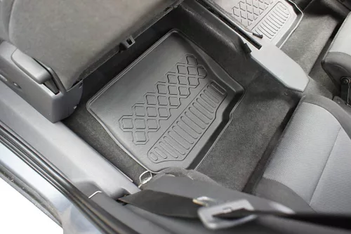 Opel Zafira B (II) (2005-2014) al treilea rând de scaune Set de covorașe din cauciuc 3D Aristar cu margini înalte