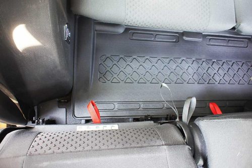 Volkswagen Touran (2003-2015) Al treilea rând de scaune Set de covorașe din cauciuc 3D cu margini înalte Aristar