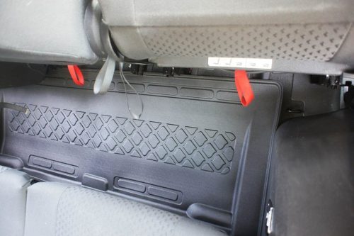 Volkswagen Touran (2003-2015) Al treilea rând de scaune Set de covorașe din cauciuc 3D cu margini înalte Aristar