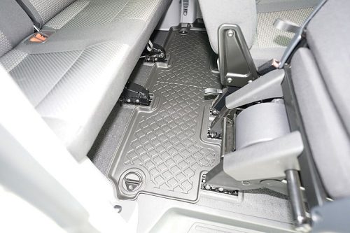 Volkswagen Transporter T5-T6 ( 2003- ) Scaunele de pe al treilea rând Aristar Set de covorașe din cauciuc cu talon înalt