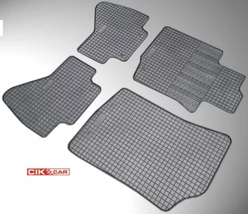 Citroen C1 (I) / Peugeot 107 / Toyota Aygo ( 2005-2014 ) Set de covorașe din cauciuc CikCar