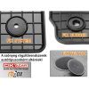 Citroen Jumpy (III) / Peugeot Expert / Toyoya Proace ( 2016- ) / Opel Vivaro (III) / Zafira Life ( 2019- ) / Fiat Scudo ( 2022- ) Set de covorașe de cauciuc CikCar pentru rândul 3