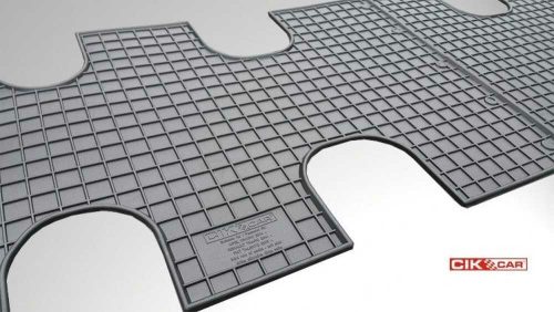 Opel Vivaro / Renault Trafic ( 2014-, 2 sts, rândul 3 ) Set de covorașe din cauciuc CikCar