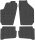 Volkswagen Polo (IV) ( 2001-2009 ) / Volkswagen Fox (2004-) / Seat Cordoba (2002-2008) / Seat Ibiza (2002-2008) / Skoda Fabia (6Y) (1999-2007) Set de covorașe din cauciuc Frogum