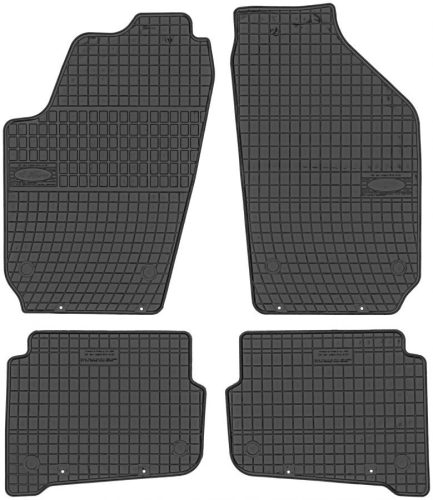 Volkswagen Polo (IV) ( 2001-2009 ) / Volkswagen Fox (2004-) / Seat Cordoba (2002-2008) / Seat Ibiza (2002-2008) / Skoda Fabia (6Y) (1999-2007) Set de covorașe din cauciuc Frogum