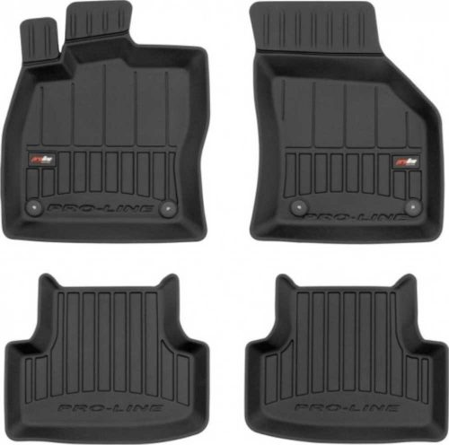 Volkswagen Golf (VII) ( 2012-2020 ) / SEAT LEON III ( 2014- ) / VW T-Roc ( 2018- ) Set de covoare de cauciuc 3D ProLine Frogum cu profil înalt, cu profil înalt
