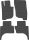 Mitsubishi L200 (V) ( 2015- ) / Fiat Fullback ( 2016- ) Frogum 547679 Set covorașe de cauciuc