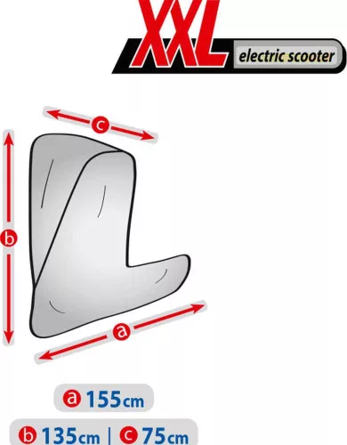 150 cm Husă pentru scuter electric Basic Garage, dimensiune XXL
