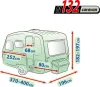 370-400 cm Husă premium pentru rulotă - N132