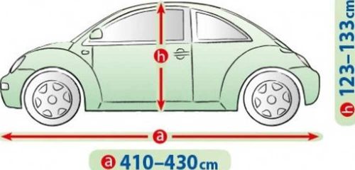 410-430 cm Prelată pentru garaj mobil - L beetle (model mai nou)