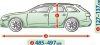 485-495 cm Acoperire auto pentru garaj mobil - XXL Estate