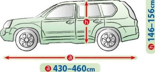 430-460 cm Prelată pentru garaj mobil - SUV L | off road