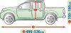 490-530 cm Prelată pentru garaj mobil - XL Pick Up