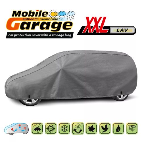 463-490 cm Mobile Garage autótakaró ponyva - XXL kisáruszállító