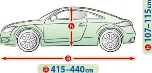 415-440 cm Prelată pentru garaj mobil - L coupe