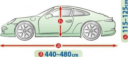 440-480 cm Prelată pentru garaj mobil - XL coupe