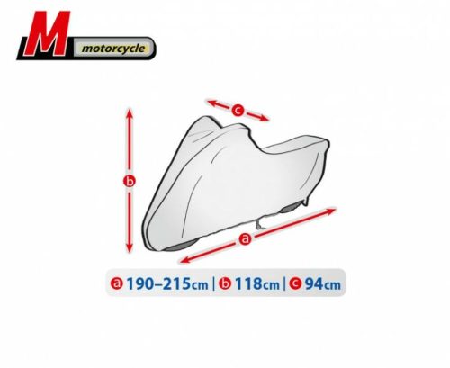 190-215 cm Husă Basic Garage pentru motocicletă – mărime M