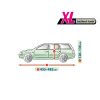 455-485 cm Perfect Garage Car cover tarpaulin - XL estate/hatchback