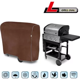   Husă de protecție pentru grătar de grădină (110 x 101-120 x 60 cm) trapezoidală L