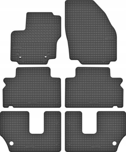 Ford S-MAX (I) / Galaxy (II) ( 2006-2015 ) Set de covoare de cauciuc Motohobby pentru 7 persoane