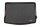 Ford Focus (II) Hatchback ( 2004-2010 ) Tavă de bagaje Rezaw-Plast de dimensiuni exacte