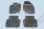 Volvo S60 ( 2000-2009 ) / Volvo S80 TS ( 1998-2006 ) / Volvo V70 ( 2000-2006 ) / Volvo XC70 ( 2000-2007 ) set de covorașe din cauciuc Rezaw-Plast cu profil înalt