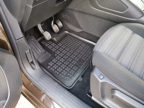 Citroen Berlingo (K9) ( 2018- ) / Peugeot Partner ( 2018- ) / Opel Combo (E) ( 2019- ) / Peugeot Rifter ( 2019- ) / Toyota Proace City ( 2019- ) / Toyota Pro set de covorașe din cauciuc Rezaw-Plast cu profil înalt