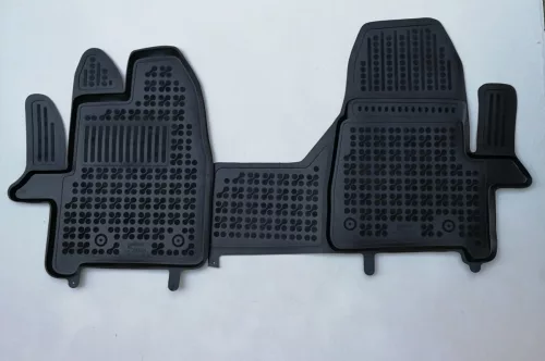 Ford Custom (2018-) 2 locuri, set de covorașe din cauciuc Rezaw-Plast cu margini înalte și transmisie manuală