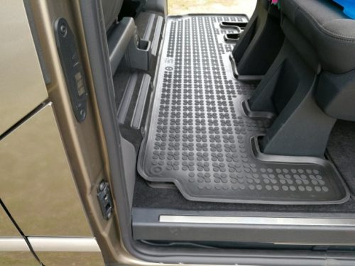 Ford Custom Tourneo (2018-) Set de covorașe din cauciuc Rezaw-Plast cu margini înalte pentru al doilea rând