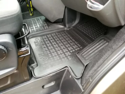 Ford Custom (2018-) 2 locuri, automat Set de covorașe din cauciuc Rezaw-Plast