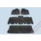 Kia CARNIVAL (II) ( 2005-2011 ) Set de covorașe din cauciuc Rezaw-Plast