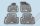 Citroen C5 (II) ( 2008-2017 ) Set de covorașe din cauciuc Rezaw-Plast
