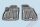Peugeot Bipper ( 2008-2014 ) Rezaw-Plast 2 Scaune Set de covoare de cauciuc spate înalt pentru 2 scaune