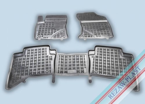Toyota HILUX (VIII) ( 2015- ) Set de covorașe din cauciuc Rezaw-Plast