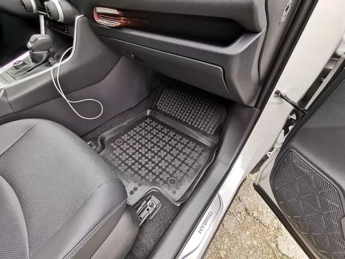 Toyota RAV4 Hybrid ( 2019- ) Set de covorașe din cauciuc Rezaw-Plast cu talon înalt