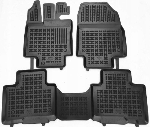 Toyota Highlander (XU70) ( 2019- ) Set de covorașe din cauciuc Rezaw-Plast