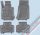 Mercedes EQC (N293) ( 2019-2023 ) Set de covorașe din cauciuc Rezaw-Plast cu profil înalt