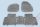 Renault SCENIC Megane Scenic II III ( 2002-2016 ) Rezaw-Plast Set de covorașe din cauciuc