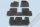 Dacia Lodgy Stepway ( 2012-2022 ) Set de covorașe de cauciuc Rezaw-Plast din 3 piese