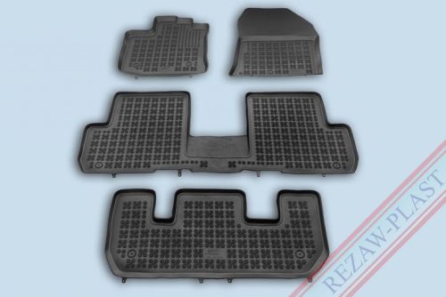 Dacia Lodgy Stepway ( 2012-2022 ) Set de covorașe de cauciuc Rezaw-Plast din 3 piese